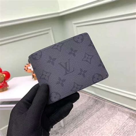 lv wallet grey